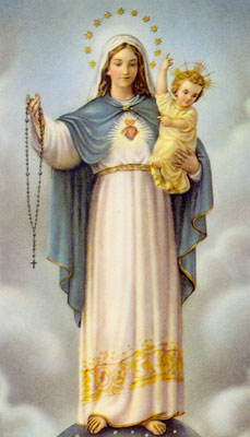 Resultado de imagen de virgen rosario